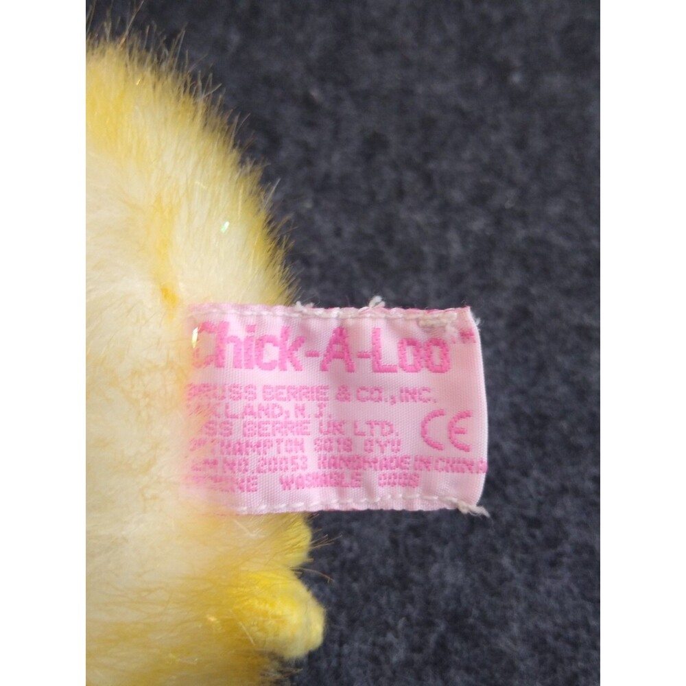 Russ Berrie Chick a Loo Plush Stuffed Baby Duckling Easter Toy Sparkly w Tag 5" - Picture 6 of 7